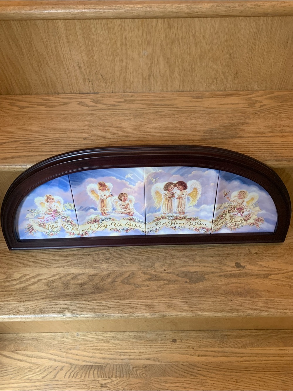 ANGELS 🪽 Bradford Exchange Dona Gelsinger Angel Porcelain  ‘Bless Our Home’
